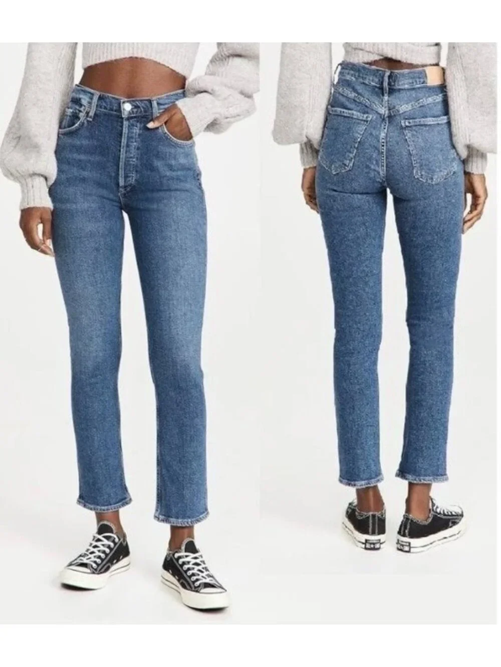 Citizens of Humanity Premium Charlotte Straight Leg Jeans Womens 26 Dark Blue